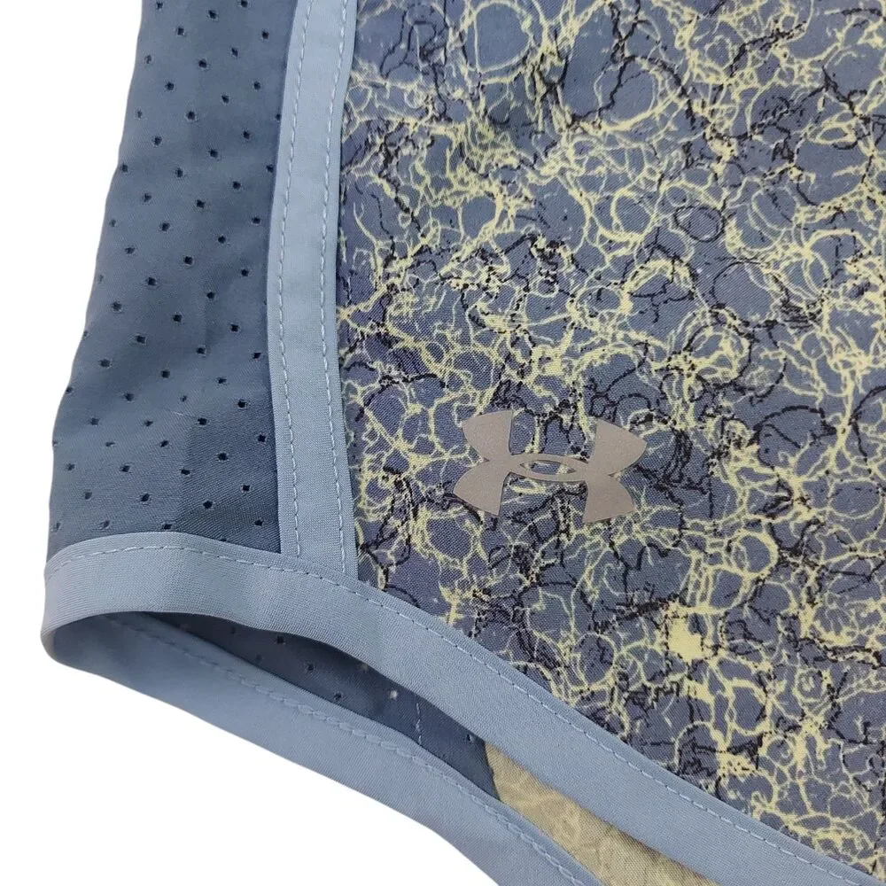 Under Armour Shorts Womens XS Blue Lined Loose Heatgear Breathable Running Gym